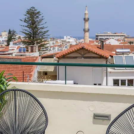 Renaissance Studio- Rooftop, Views & Charm Rethymno