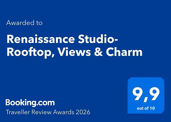 Apartamento Renaissance Studio- Rooftop, Views & Charm Rétino
